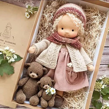 Handmade Cotton Plush Doll | Soft, Safe & Gift-Ready