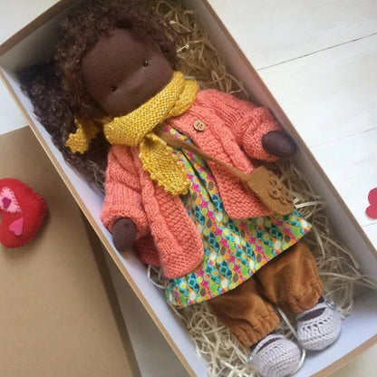 Handmade Cotton Plush Doll | Soft, Safe & Gift-Ready