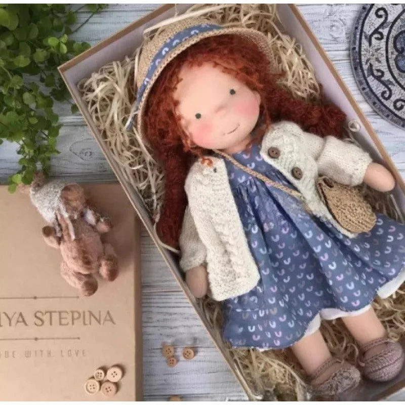 Handmade Cotton Plush Doll | Soft, Safe & Gift-Ready