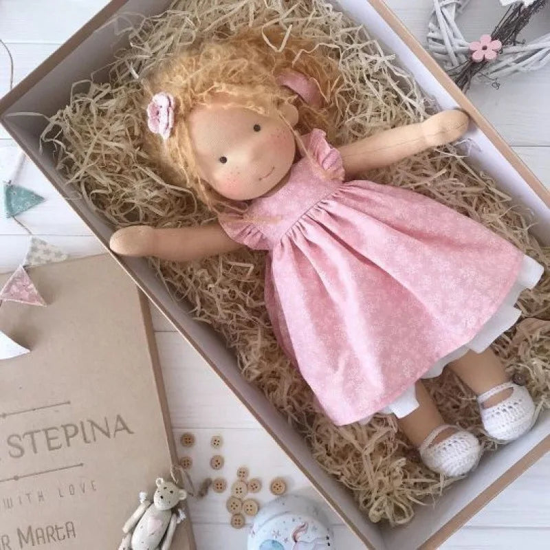 Handmade Cotton Plush Doll | Soft, Safe & Gift-Ready