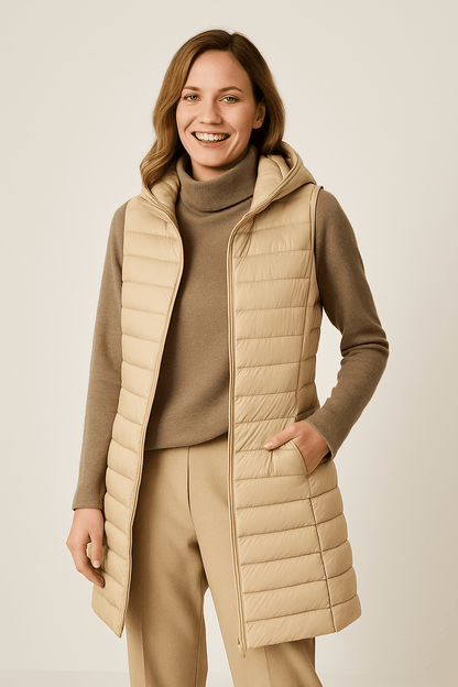 Quilted Winter Coat | Stylish Design with Cozy Hood