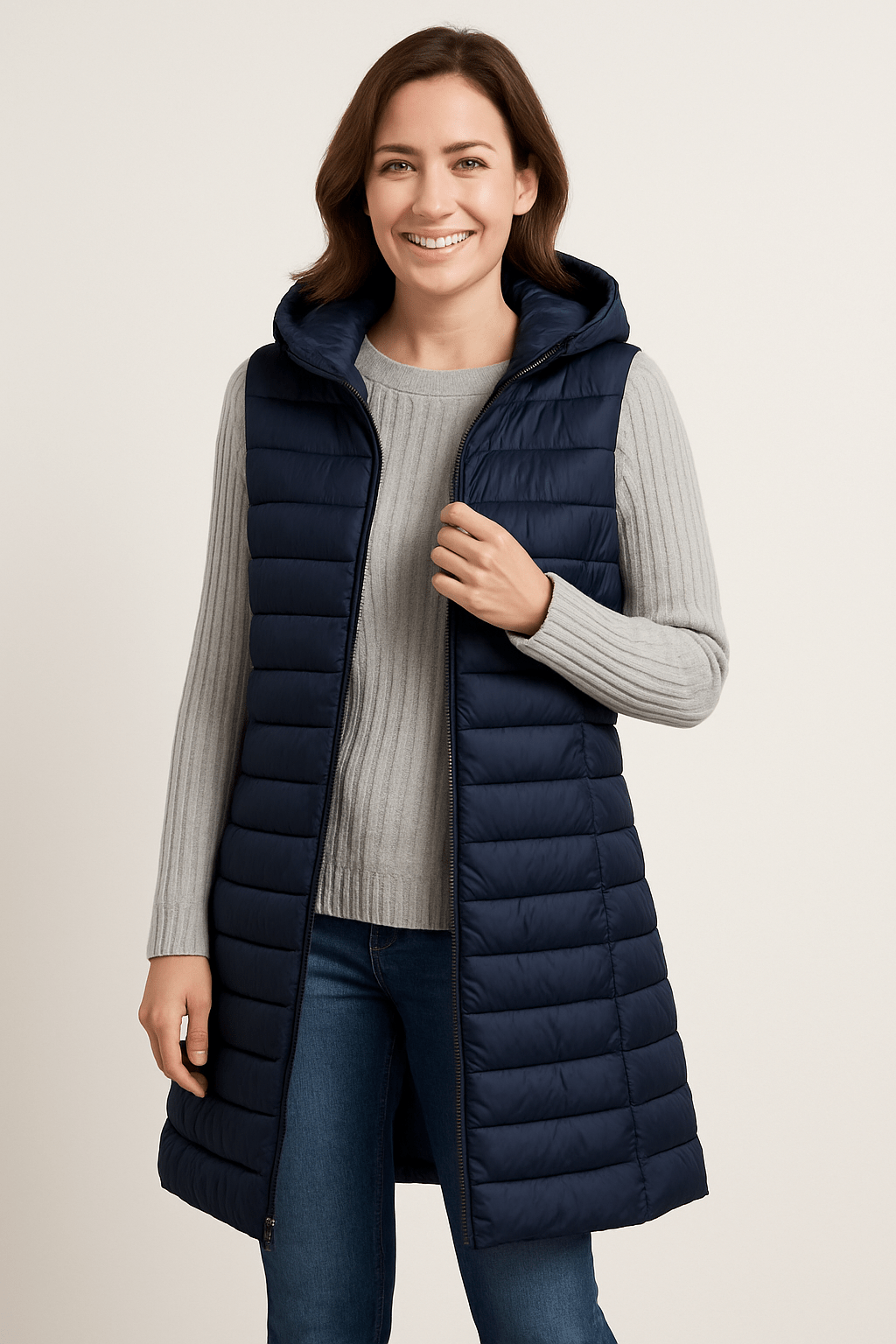 Quilted Winter Coat | Stylish Design with Cozy Hood