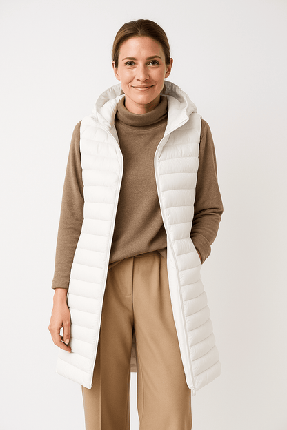 Quilted Winter Coat | Stylish Design with Cozy Hood