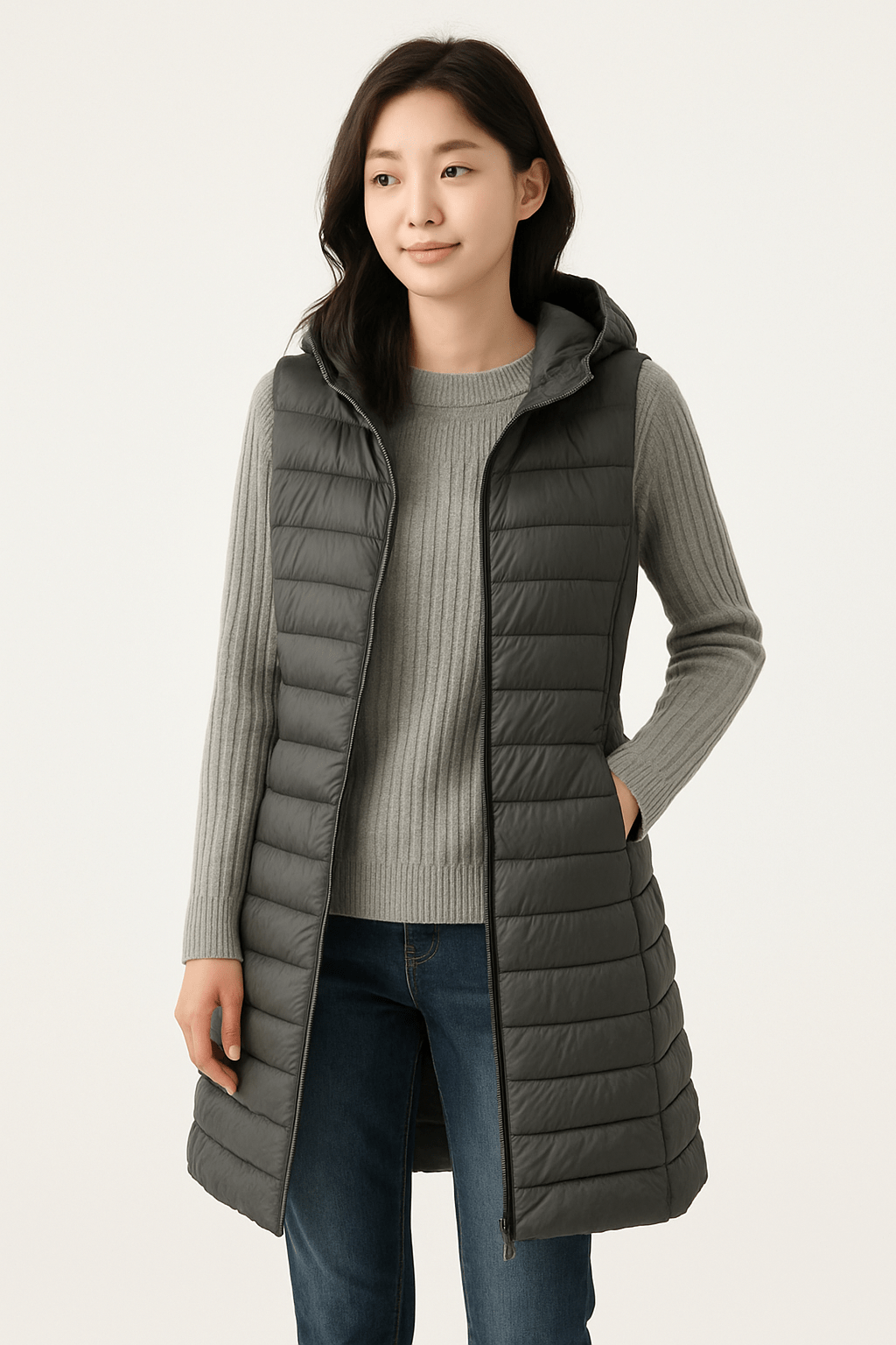 Quilted Winter Coat | Stylish Design with Cozy Hood