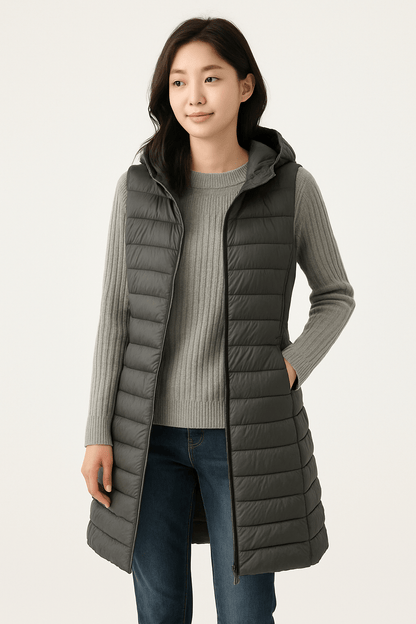 Quilted Winter Coat | Stylish Design with Cozy Hood
