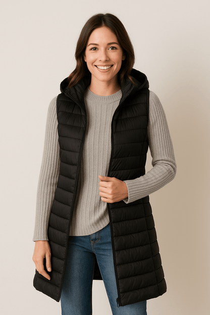Quilted Winter Coat | Stylish Design with Cozy Hood