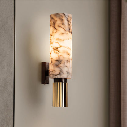 Copper Stone Wall Lamp | Contemporary Minimalist Design