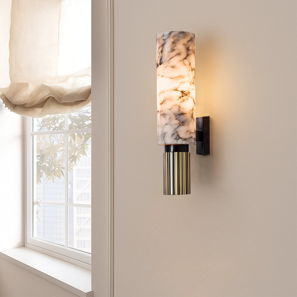 Copper Stone Wall Lamp | Contemporary Minimalist Design