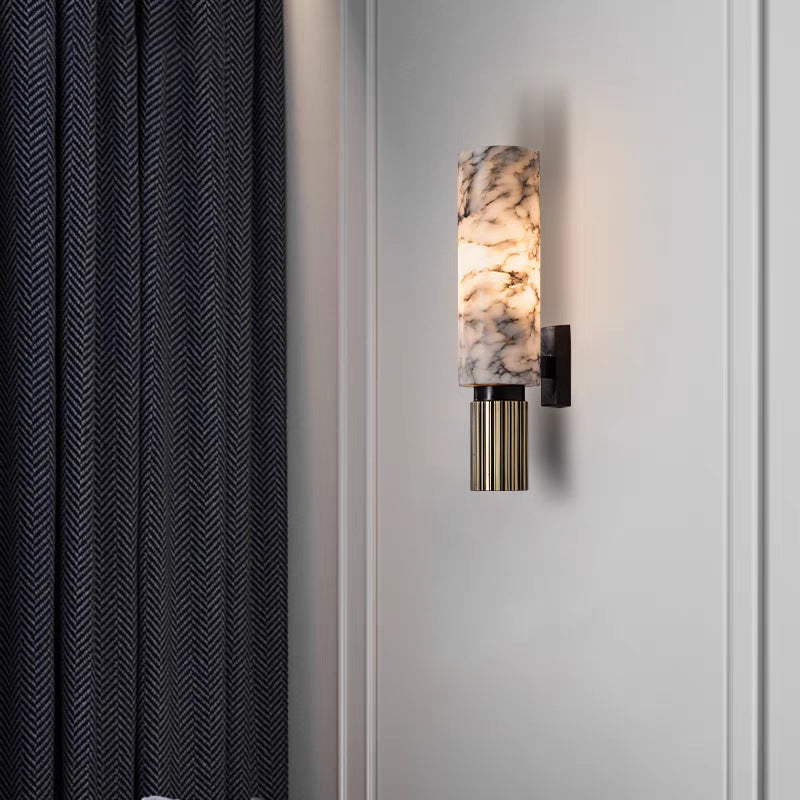 Copper Stone Wall Lamp | Contemporary Minimalist Design