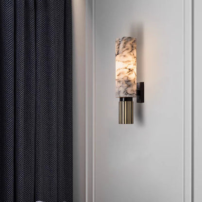Copper Stone Wall Lamp | Contemporary Minimalist Design