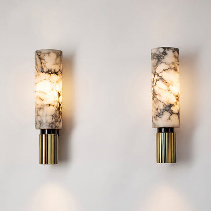Copper Stone Wall Lamp | Contemporary Minimalist Design