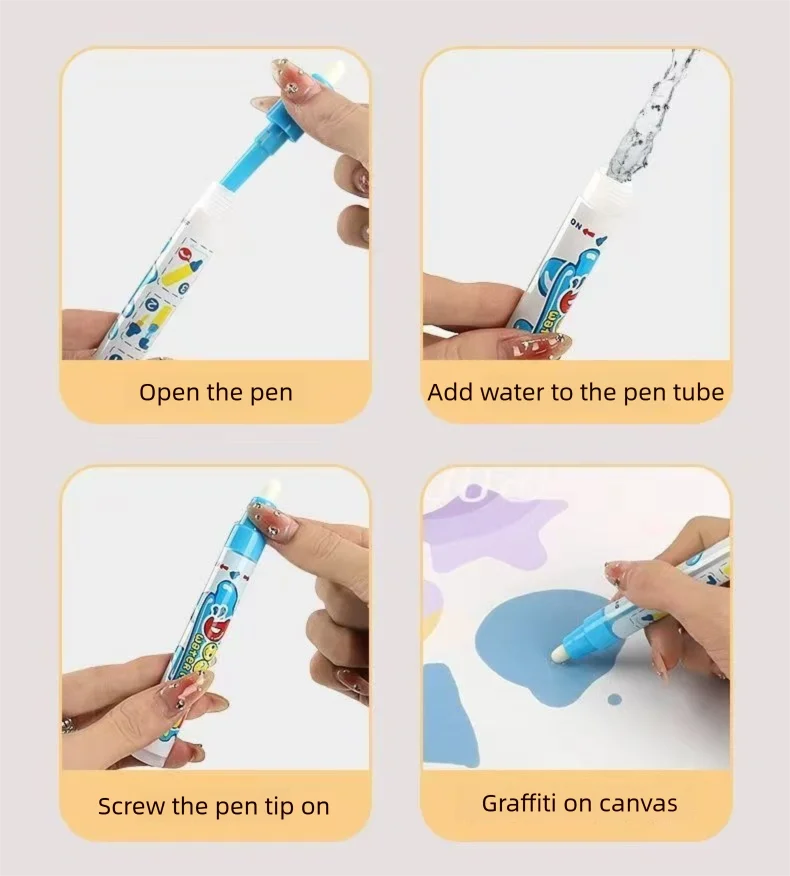 Extra Large Water Drawing Mat | Non-Toxic, Mess-Free Creative Fun