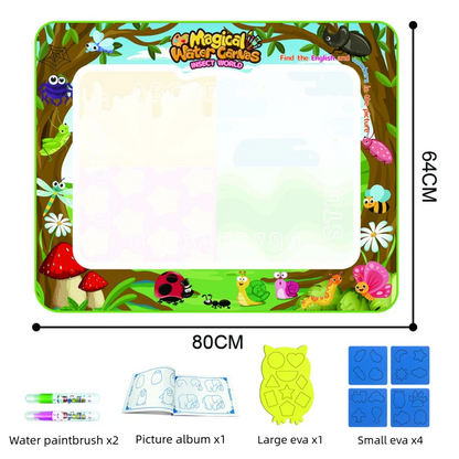 Extra Large Water Drawing Mat | Non-Toxic, Mess-Free Creative Fun