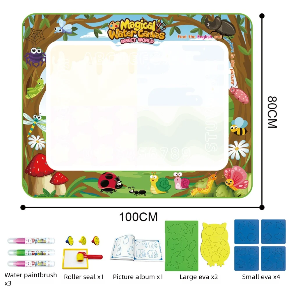 Extra Large Water Drawing Mat | Non-Toxic, Mess-Free Creative Fun
