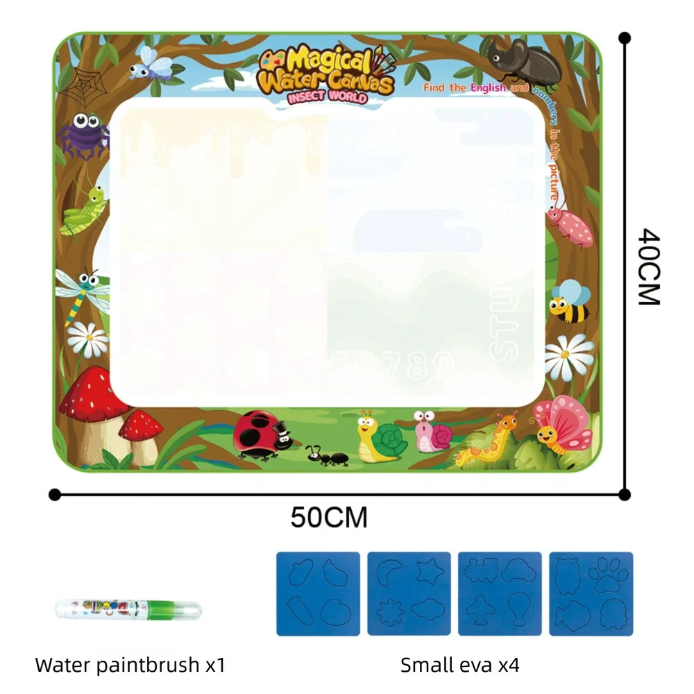 Extra Large Water Drawing Mat | Non-Toxic, Mess-Free Creative Fun