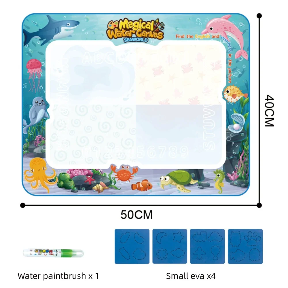 Extra Large Water Drawing Mat | Non-Toxic, Mess-Free Creative Fun