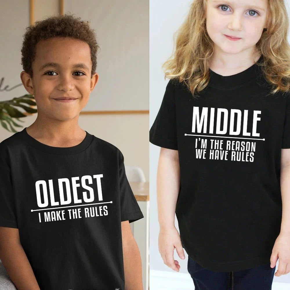 Coordinated Family T-Shirts | Humorous Designs for All Ages