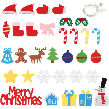 Interactive Felt Christmas Tree | Safe, Creative Holiday Fun for Kids