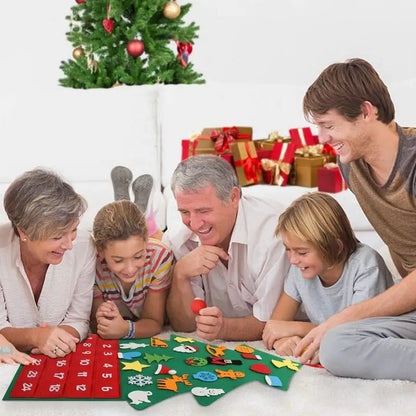 Felt Advent Calendar | 24 Fillable Pockets for Holiday Surprises