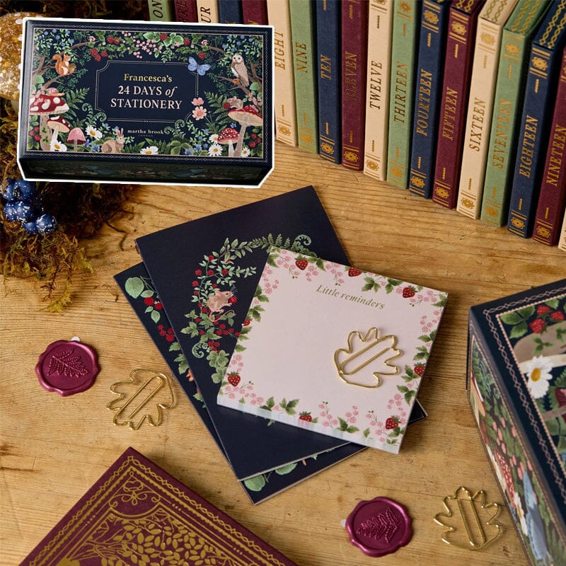 Stationery Advent Calendar | Enchanting Winter Forest Design