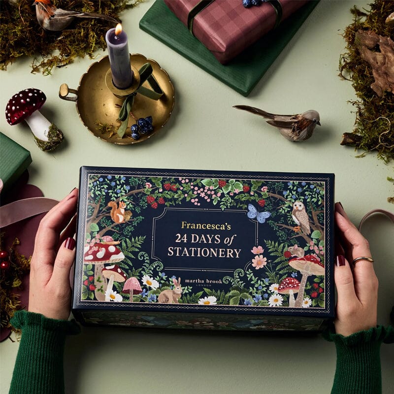 Stationery Advent Calendar | Enchanting Winter Forest Design