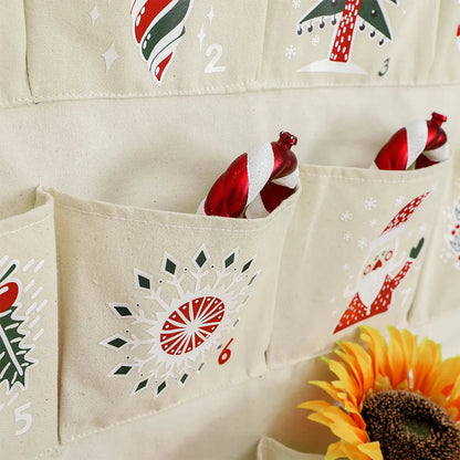 Interactive Advent Calendar | Colorful Design with Large Pockets