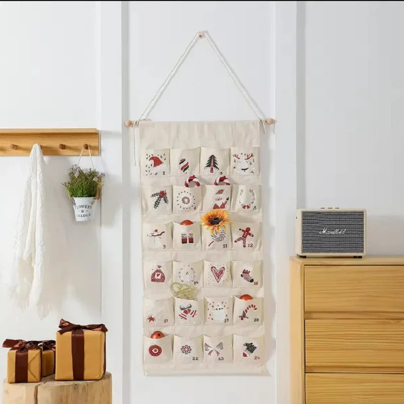 Interactive Advent Calendar | Colorful Design with Large Pockets