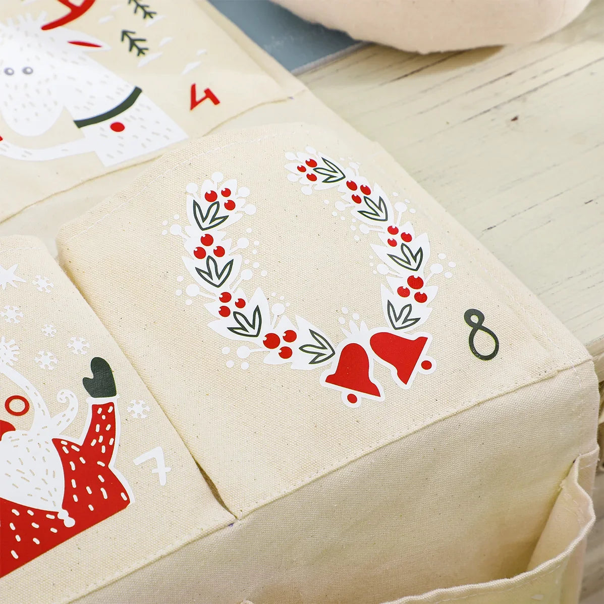 Advent Calendar with Large Pockets | Interactive Countdown for Kids