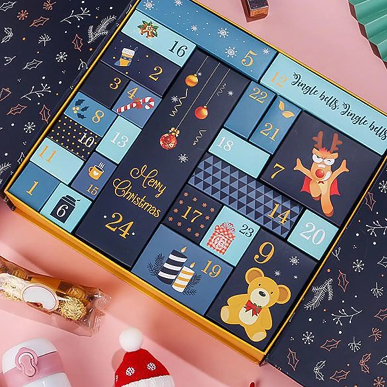 Handmade Advent Calendar | 24 Pockets for Creative Surprises