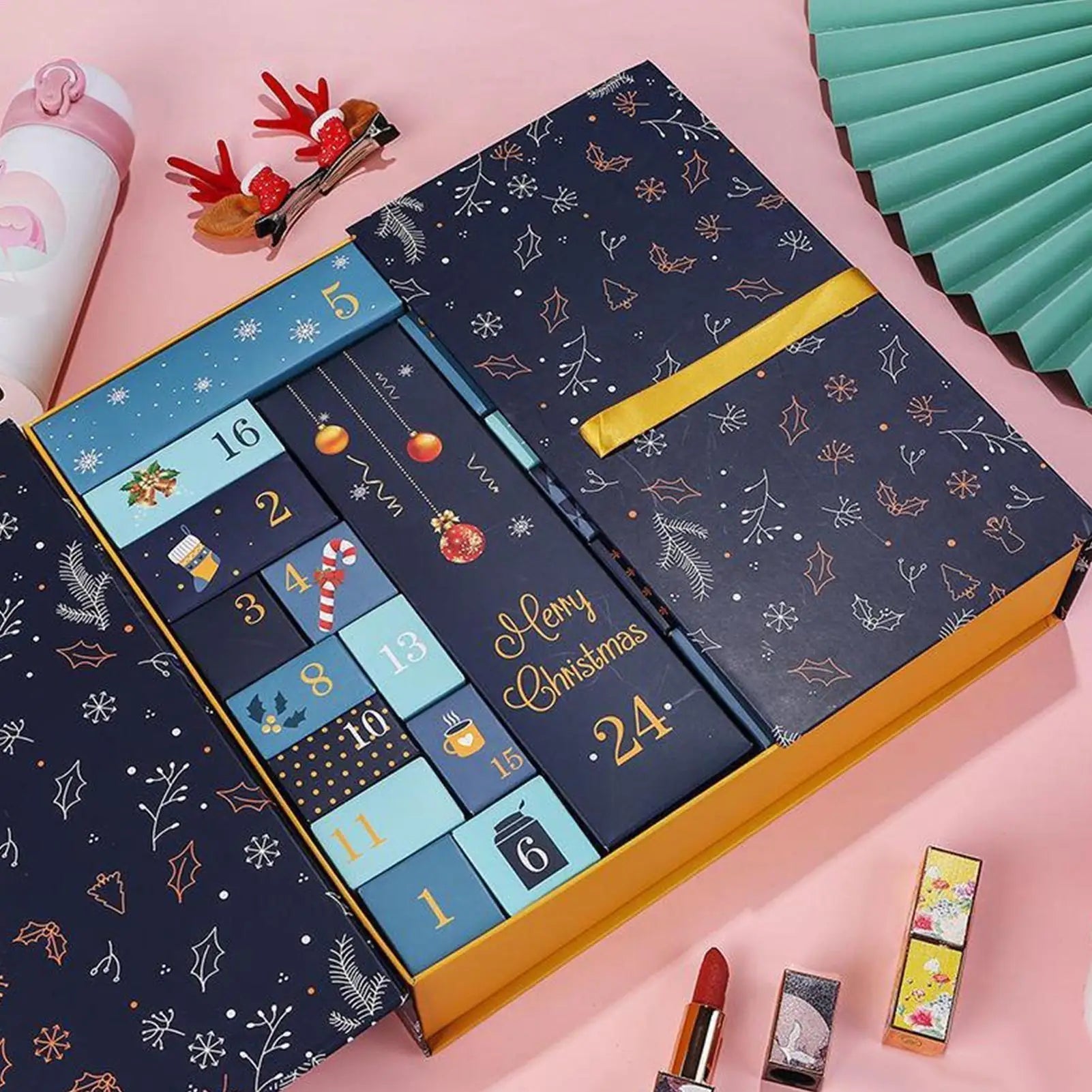 Advent Calendar with 24 Pockets | Handmade for Unique Holiday Surprises