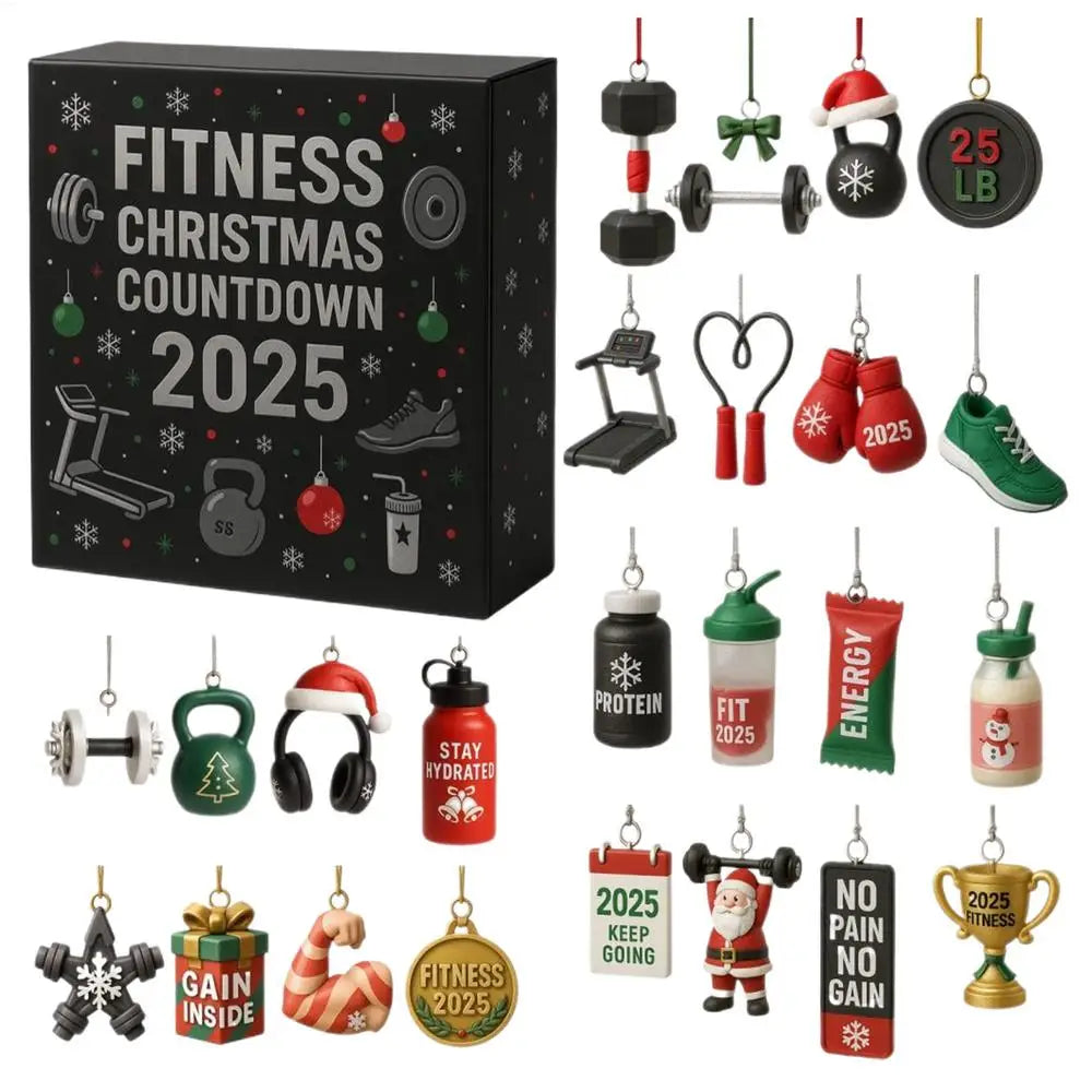 Fitness Advent Calendar | Motivational Daily Workout Items