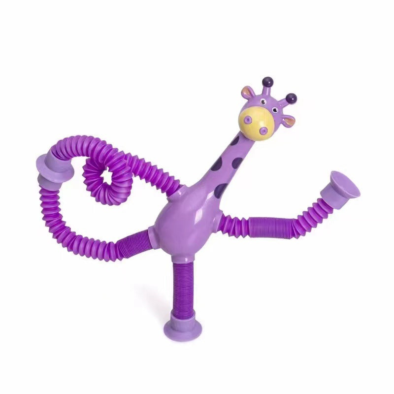 Flexible Giraffe Toy | Suction Cup for Creative Play