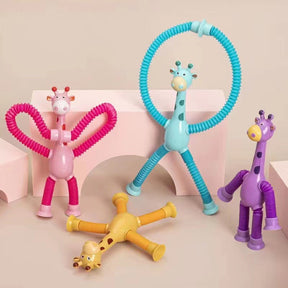 Flexible Giraffe Toy | Suction Cup for Creative Play