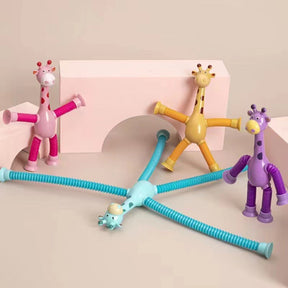 Flexible Giraffe Toy | Suction Cup for Creative Play