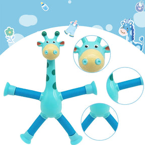 Flexible Giraffe Toy | Suction Cup for Creative Play