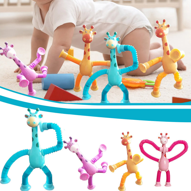 Flexible Giraffe Toy | Suction Cup for Creative Play