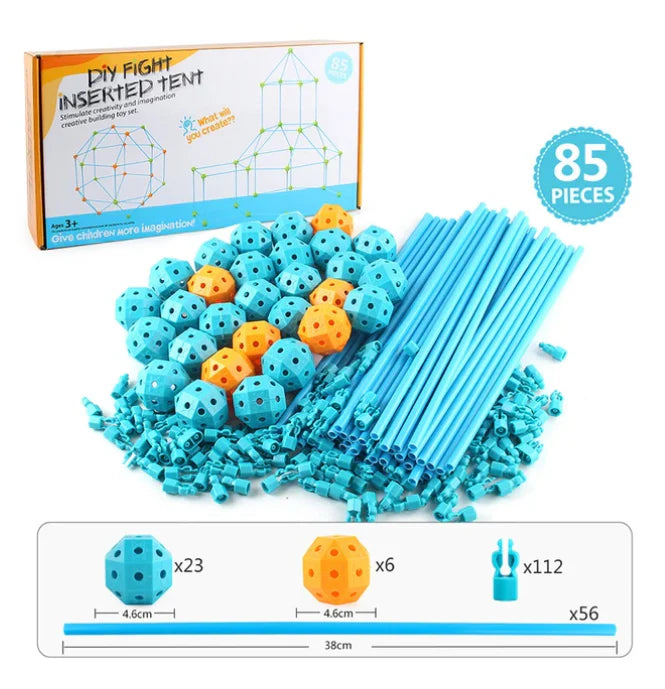 Kids’ Fort Building Kit | Stimulates Creativity and Imaginative Play
