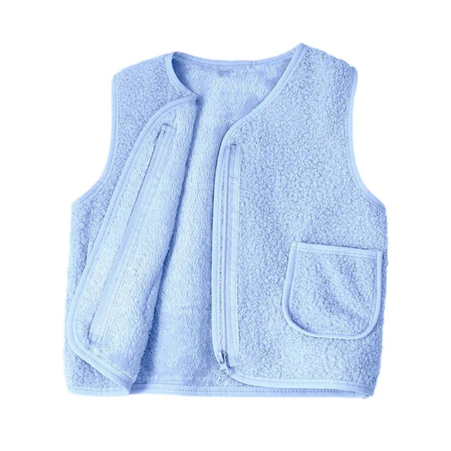 Lightweight Teddy Vest | Soft, Warm Layer for Cold Days