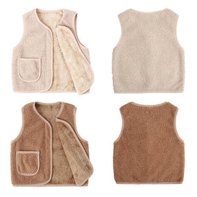 Lightweight Teddy Vest | Soft, Warm Layer for Cold Days