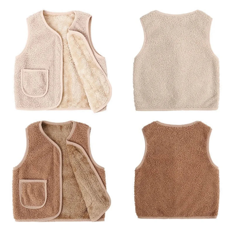 Lightweight Teddy Vest | Soft, Warm Layer for Cold Days