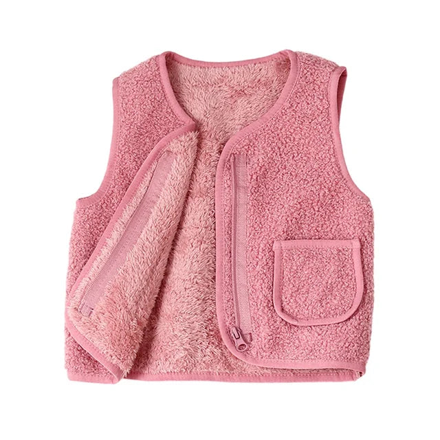 Lightweight Teddy Vest | Soft, Warm Layer for Cold Days