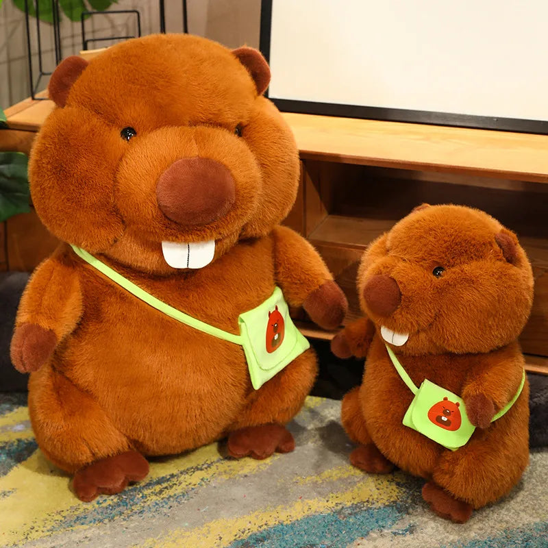 Beaver Plush Toy | Soft, Cuddly, Available in Sizes