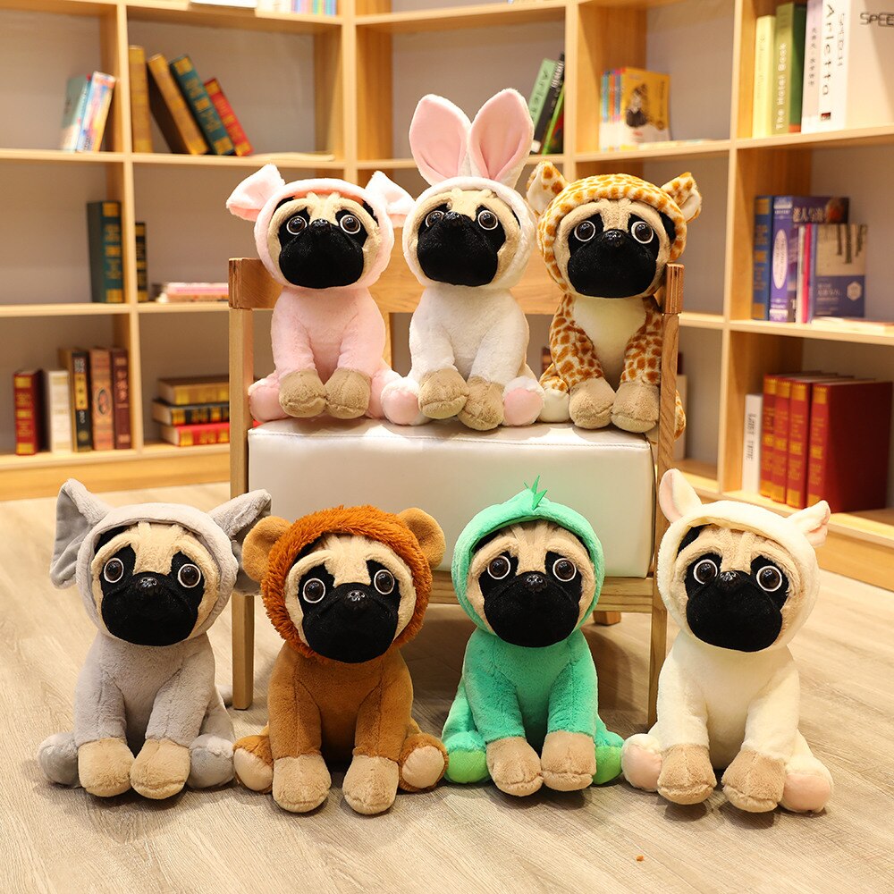 Pug Stuffed Animal Toy | Super Soft Cuddly Plush Design