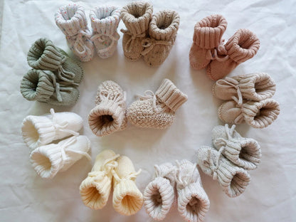 Knitted Baby Booties | Warm, Cozy, and Stylish