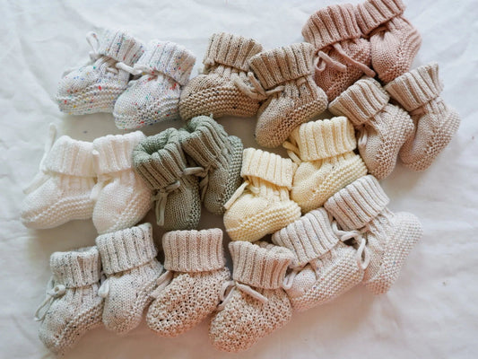 Knitted Baby Booties | Warm, Cozy, and Stylish
