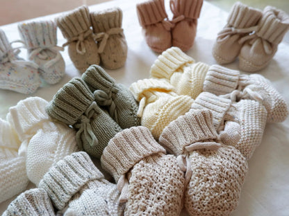 Knitted Baby Booties | Warm, Cozy, and Stylish