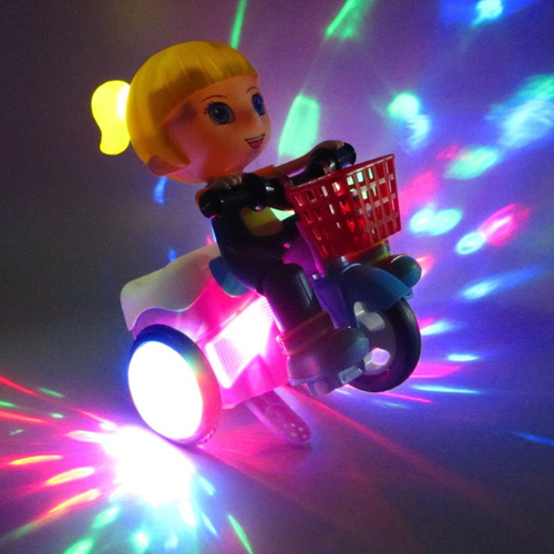 Kids LED Tricycle | Colorful Design with Light Show