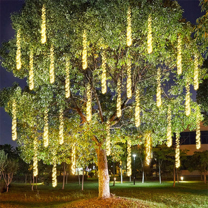 Outdoor LED String Lights | Meteor Shower Effect for Gardens