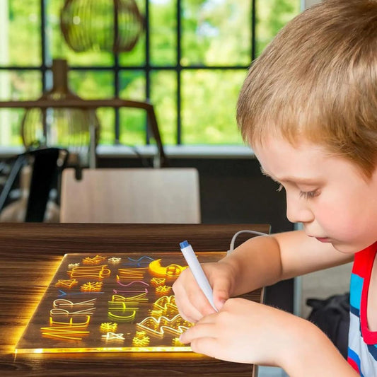 LED Drawing Board for Kids | Reusable Creative Art Kit