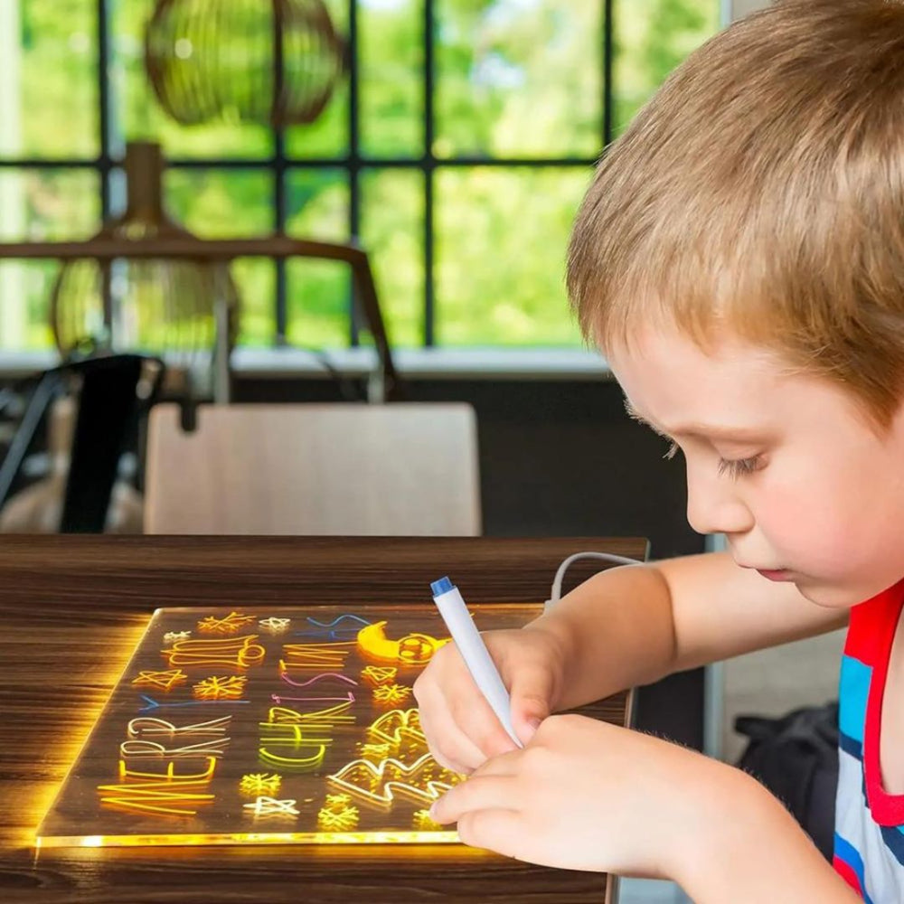 LED Drawing Board for Kids | Reusable Creative Art Kit
